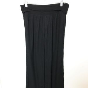 Old Navy Black Linen Harem Pants